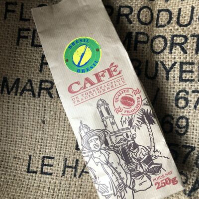BRASIL SUL DE MINAS CAFFE' IN GRANI 250 GR
