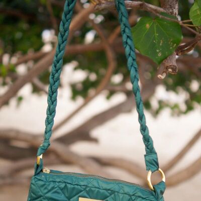Teal Ophelia Quilted Bag
