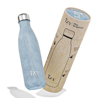 Bottiglia termica blu 500 ml e bottiglia per bere / bottiglia d'acqua / thermos / bottiglia / isolata / acqua / bottiglia riscaldante