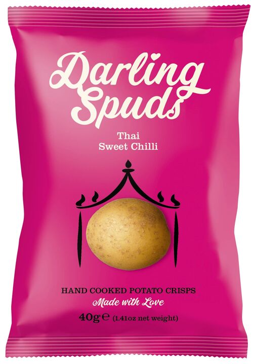 Darling Spuds Thai sweet chilli crisps 40g