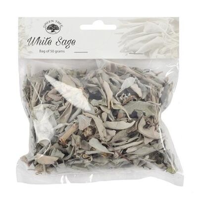 Green Tree White Sage Leaves 50 grams