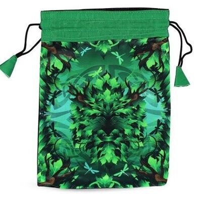 Green Man Printed Bag 15x20 cm