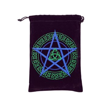 Sac Velours - Violet Pentacle Non Doublé