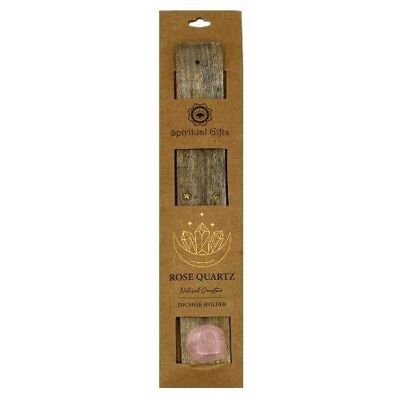 Incense Holder Rose Quartz Set 6 pcs