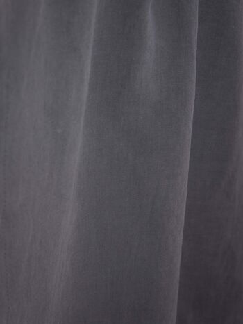 Rideau en lin avec passe-tringle en Anthracite - 53x76" / 135x193cm 4