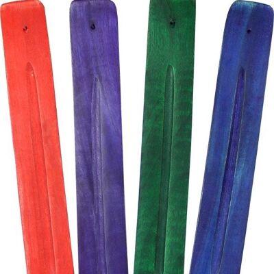 Portaincenso in legno in 4 colori