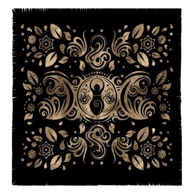 Altar Cloth Moon Goddess Triple moon