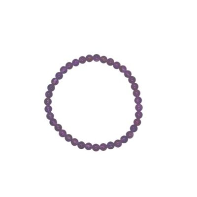 Bracelet perles Améthyste 4 mm
