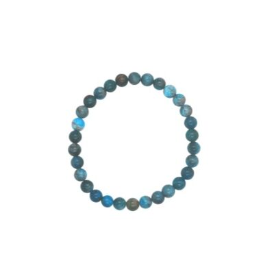 Bracciale con perline di apatite 6 mm