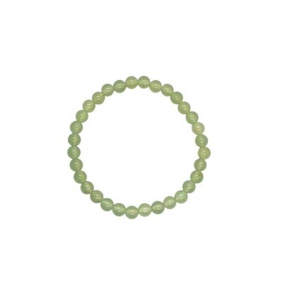 Chinese Jade beaded Bracelet 6 mm