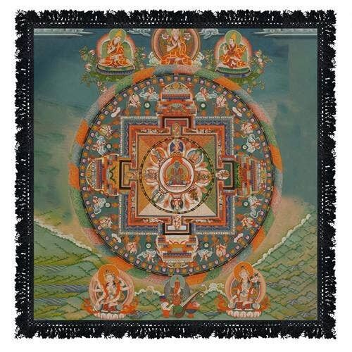 Mantel de Altar Thangka 60X60 cm