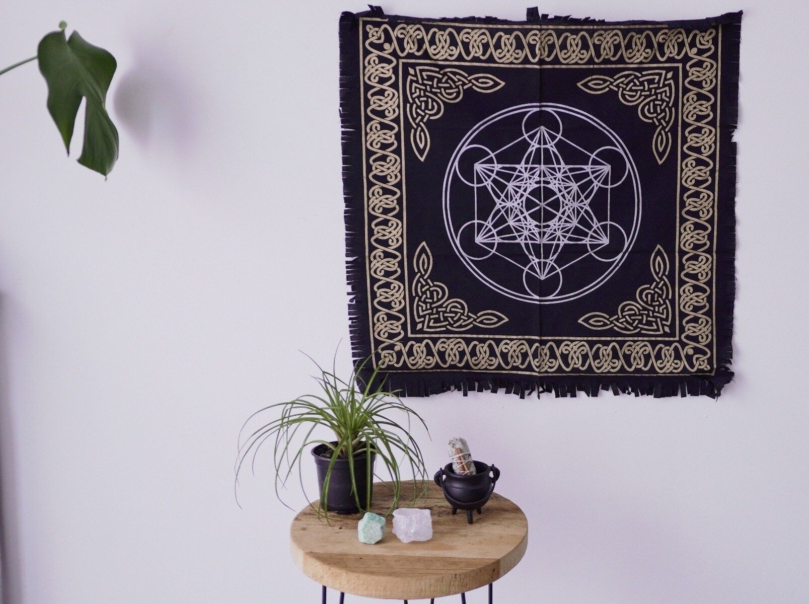 Mantel de Altar de algodón 60 x 60 cm Mantel de Altar Geométrico