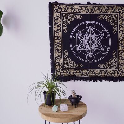 Cotton Altar cloth 60 x 60 cm  Geometric Altar Cloth