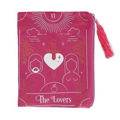 Bolso con cremallera La carta del tarot de los amantes