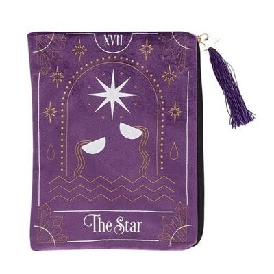 Die Star Tarot Card Tasche mit Reißverschluss