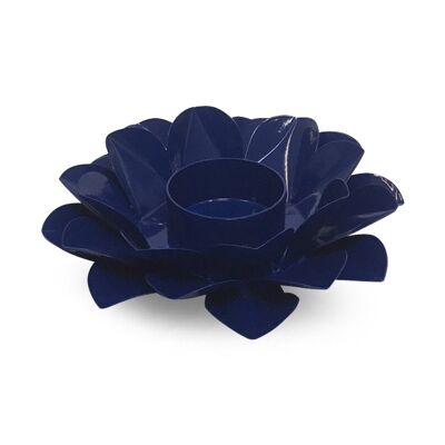 CANDELERO LOTUS TERCER OJO AZUL CHAKRA