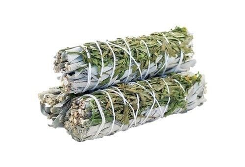 White Sage & Ruda Rue Smudge Stick 10cm (precio por pc)