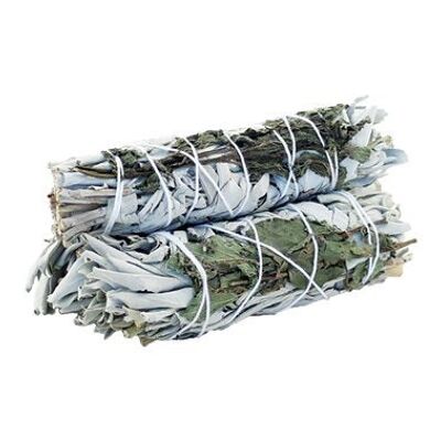 Stick di sfumino salvia e rosmarino bianco 10 cm (prezzo per pezzo)