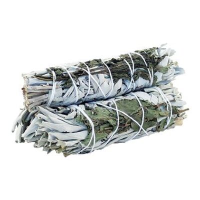 White Sage & Rosemary Smudge Stick 10cm (price per pc)