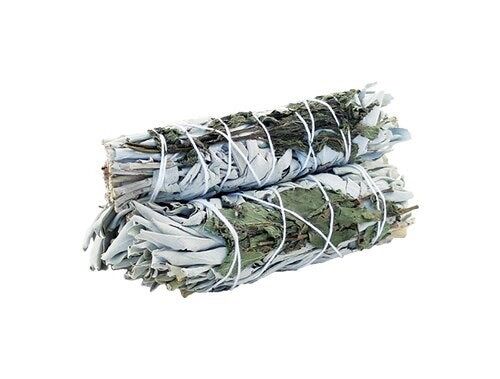 White Sage & Peppermint Smudge Stick 10cm (price per pc)