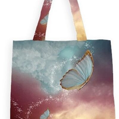 Bolso Tote Mariposa 36X40 cm