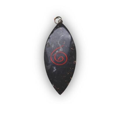 Colgante Orgón Forma Ovalada-Shungita-Espiral