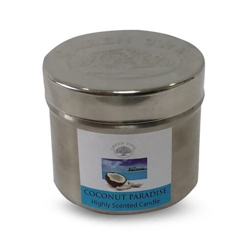 Green Tree Scented Candle Coconut Paradise 150 Grams