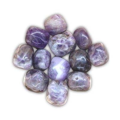 Amethyst tumbled stone 250 gr