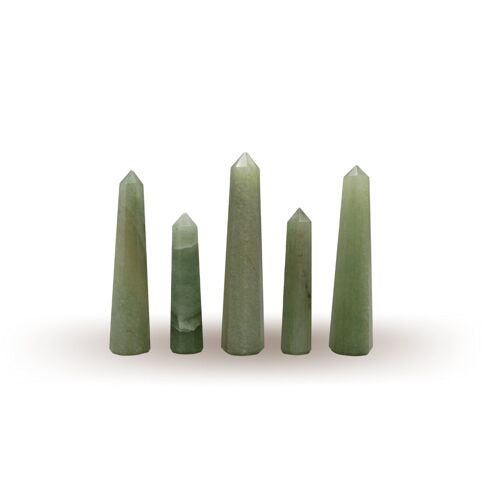 Green Aventurine Pencil 6-10cm Set of 5 pieces