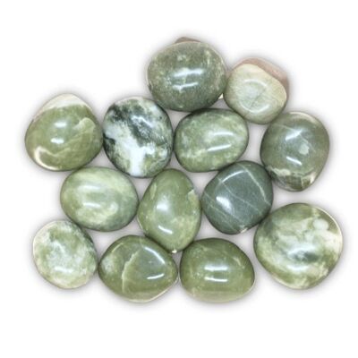 Piedra tumbada de jade 250 gramos Calidad AA