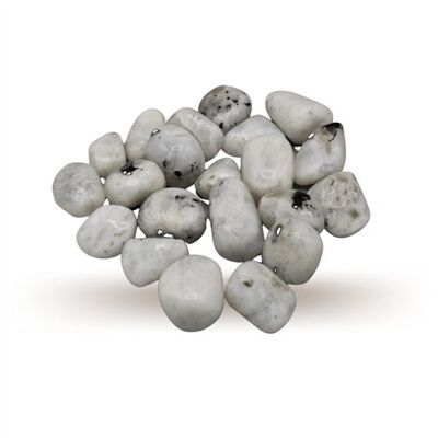 Rainbow Moonstone tumbled stones AA Quality 250gr