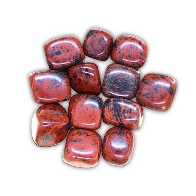 Red Obsidian tumbled stone 250 gram