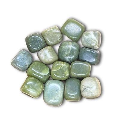 Serpentine Jade tumbled stone 250 gram