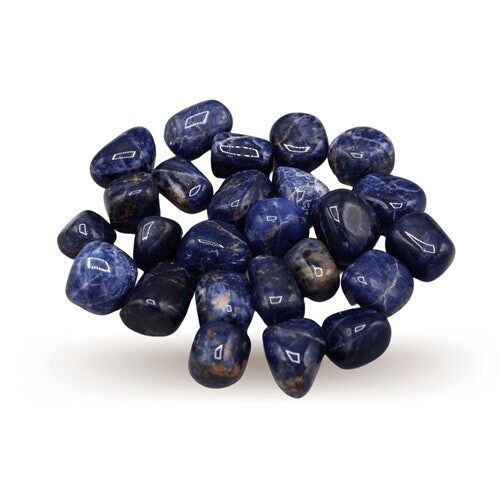 Sodalite tumbled stones AA Quality 250gr