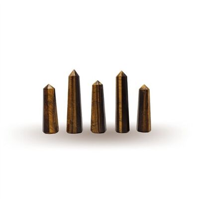 Tiger eye Pencil 6-10cm Set of 5 pieces