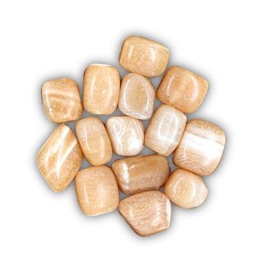 Yellow Jade tumbled stone 250 gram