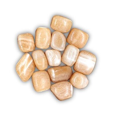 Jade jaune pierre roulée 250 grammes