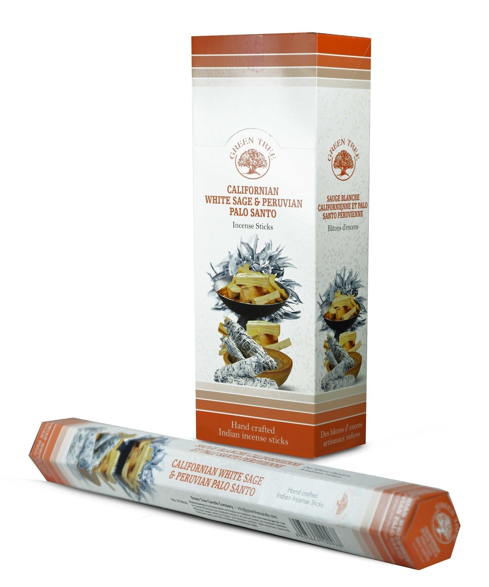 Green Tree Salvia Bianca Californiana & Palo Santo Peruviano