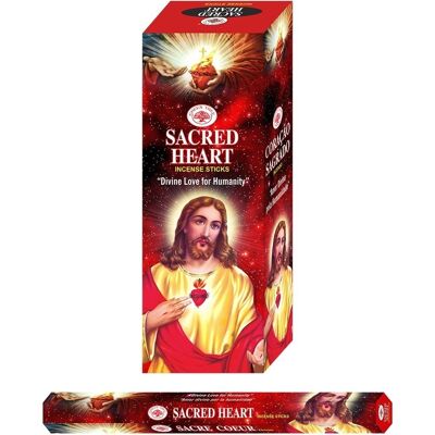 Green Tree Sacred Heart Hexa Incense Sticks