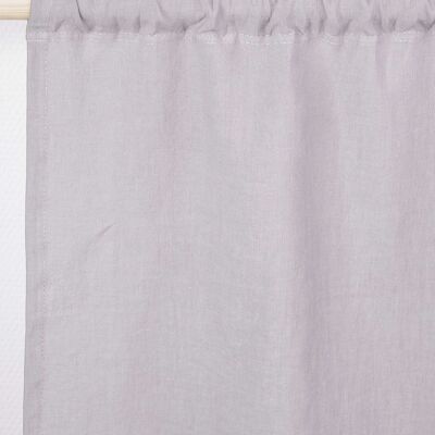 Rod pocket linen curtain in Dusty Rose - 53x64" / 135x163cm