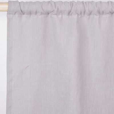 Rod pocket linen curtain in Dusty Rose - 53x84" / 135x213cm