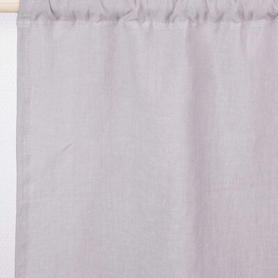 Rod pocket linen curtain in Dusty Rose - 53x90" / 135x229cm