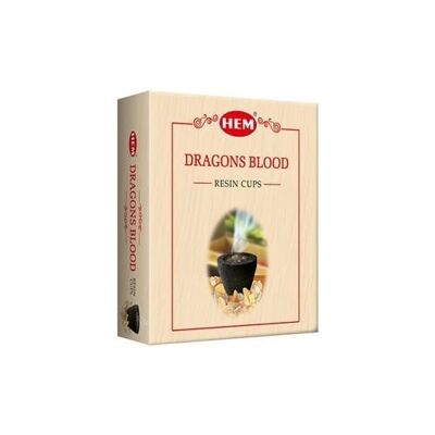 Hem Dragons Blood Copa de resina Dhoop