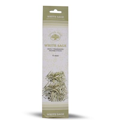 Green Tree White Sage Incense 15 Sticks