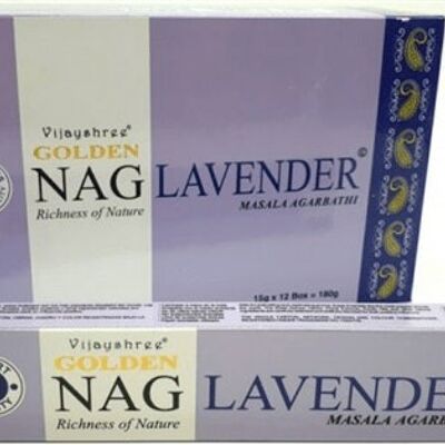 Golden Nag Lavendel Räucherstäbchen 15 Gramm