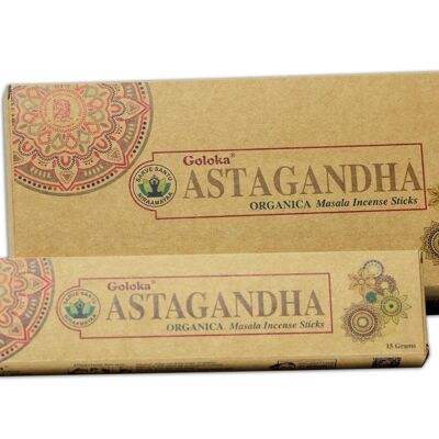 Goloka Astagandha 15 gramos (6 por caja)