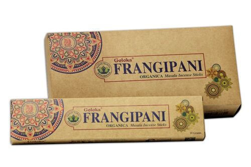 Goloka Frangipani 15 grams (6 per box)