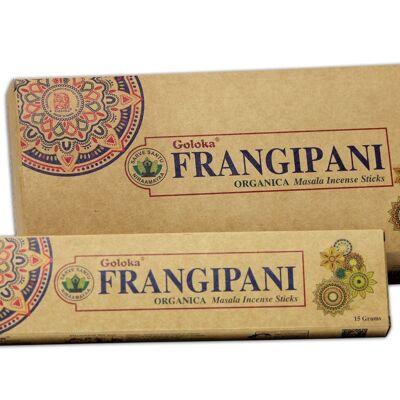 Goloka Frangipanier 15 grammes (6 par boîte)