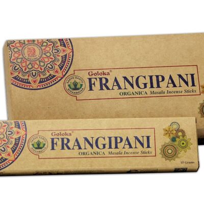 Goloka Frangipani 15 Grams (6 Per Box)