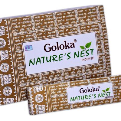 Goloka Nature's Nest Incenso 15 grammi